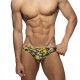 BRIGHT CAMO SWIM BRIEF ADS371