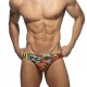 BRIGHT CAMO SWIM BRIEF ADS371 BRIGHT CAMO SWIM BRIEF ADS371