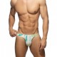 ABSTRACT TERRYCLOTH SWIM MINI BIKINI BRIEF ADS402